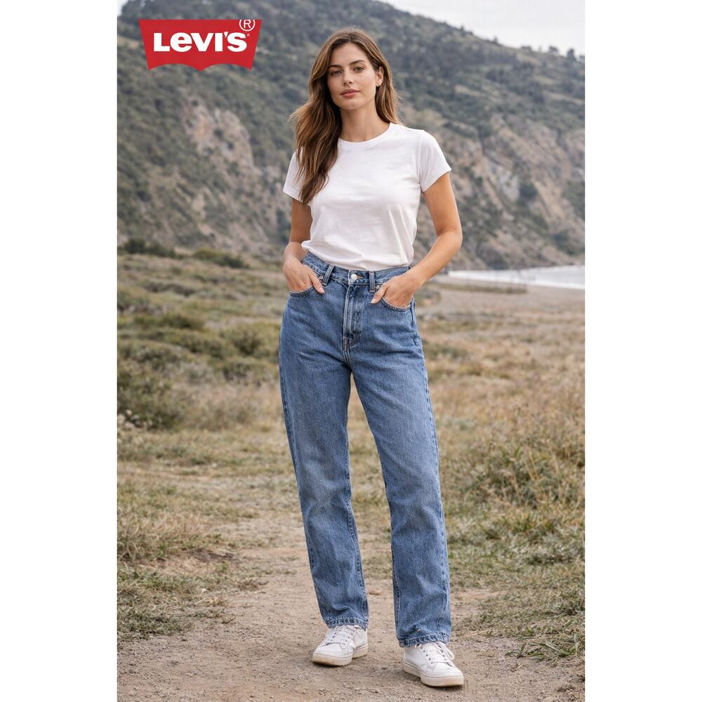 Levi’s 550 Relaxed Fit Jeans‎ Women’s Size 27 Vintage Wash Straight Leg Denim